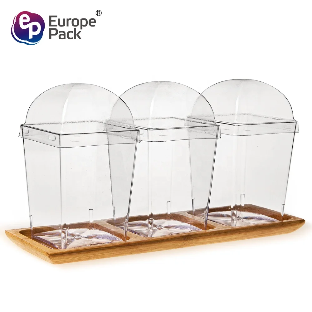 China supplier direct selling disposable 110ml plastic cups and dome lid