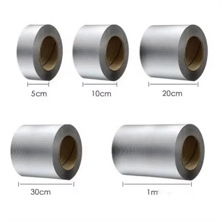 Super sticky waterproof Aluminum Foil tape Butyl rubber tape leakage repair silver flashing butyl tape