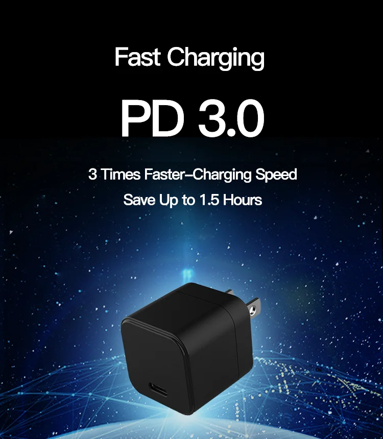  Новое поступление 2021 20 Вт зарядное устройство для мобильного телефона Mini PD быстрая зарядка