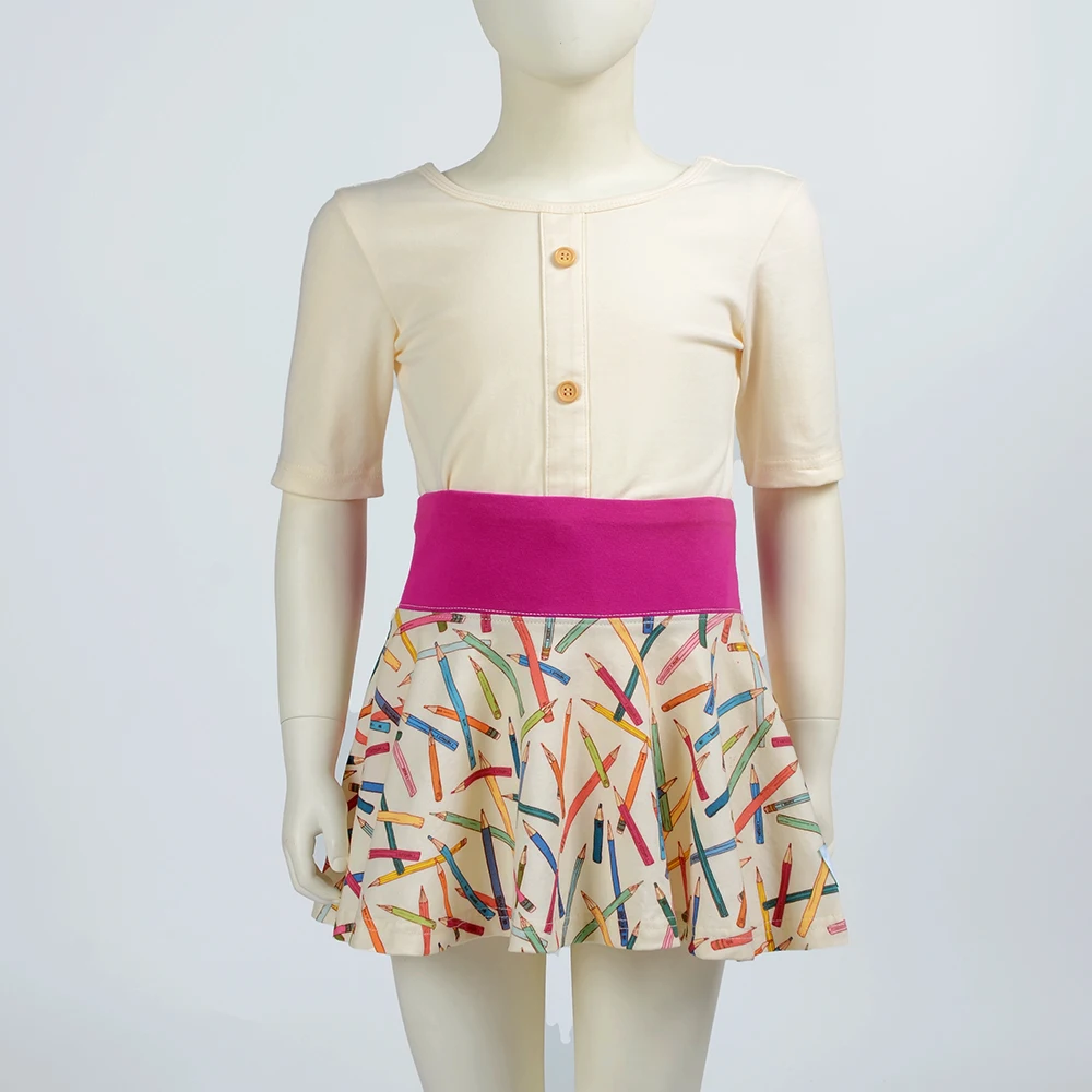 Summer Golf Short Skirt Skirt High Waist Versatile Sports back to school Uniforms Casual  Pencil Print cotton spandex skort