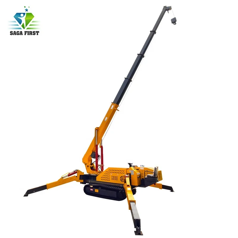 Hydraulic Tower Spider Crane 5ton Mobile Construction Spider Crane Self-propelled Crane