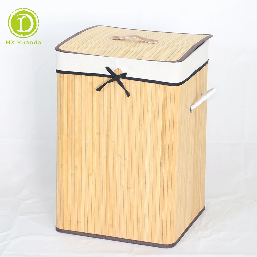 Baby Laundry Separation Basket Hamper Laundry Basket Bamboo Laundry Basket Hamper