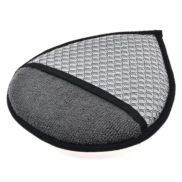 Wholesale Custom Microfiber Car Wash Mitt with Logo Cheap Hot Selling Quality Microfiber Wash Mitt Car Cleaning Pad
