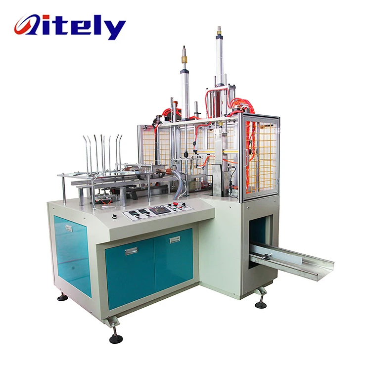 High Quality Customized 30-50pcs/min Disposable Meal Lunch Boxes Paper Cake Box Making Machine