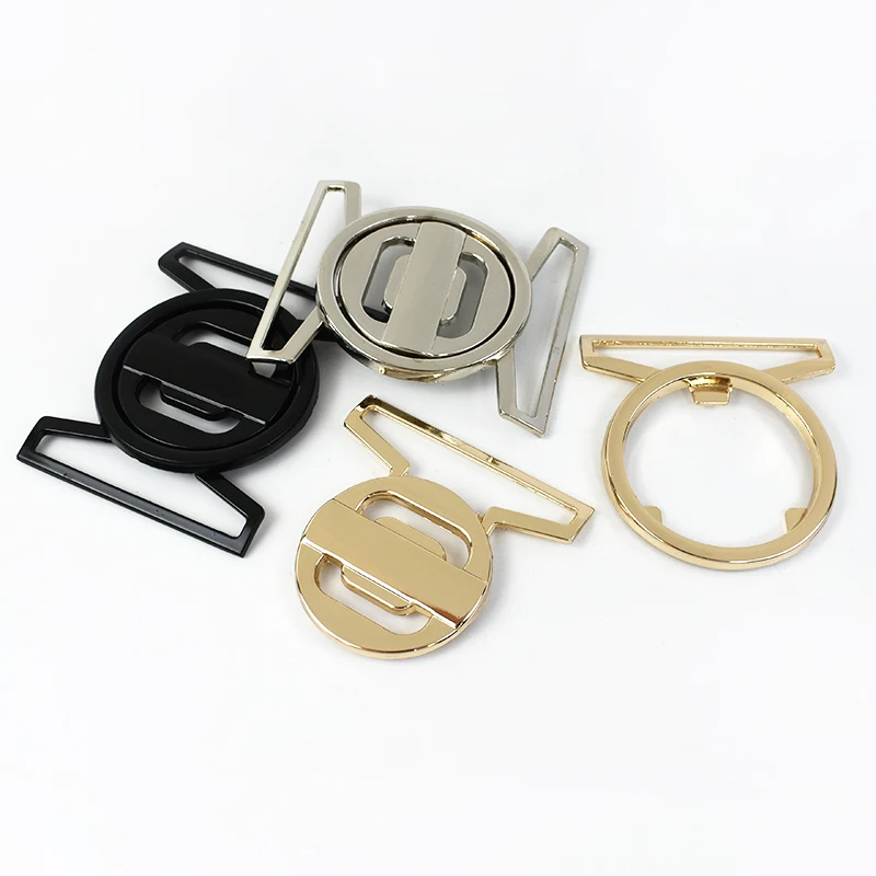MeeTee AP405 50mm Handbag Belt Button Zinc Alloy Clothing Decorative Buttons for Fashion Bags Garments and Accessories