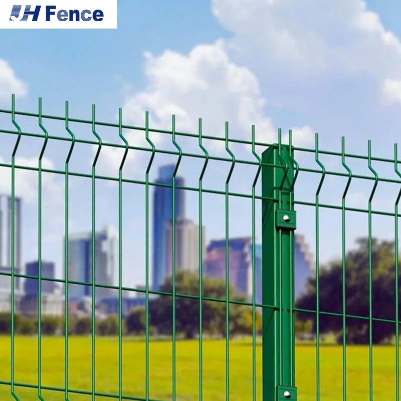 3D Curvy PVC Coated Welded Wire Mesh Fencing
