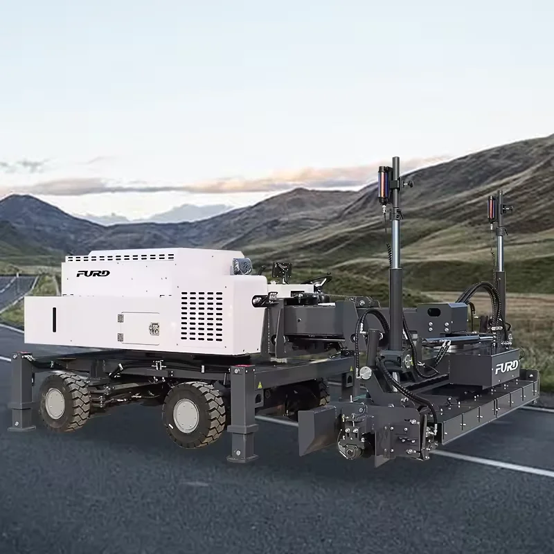 Discounted Prices Concrete Paver Machine Good Quality Laser Guided Leveling Screed