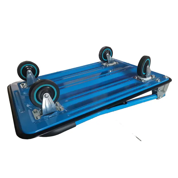 150kg iron flatbed trolley body lightweight armrest folds
