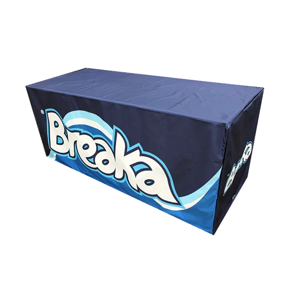 Custom Trade show printed table cloth Custom logo table cover advertising rectangular table cloth