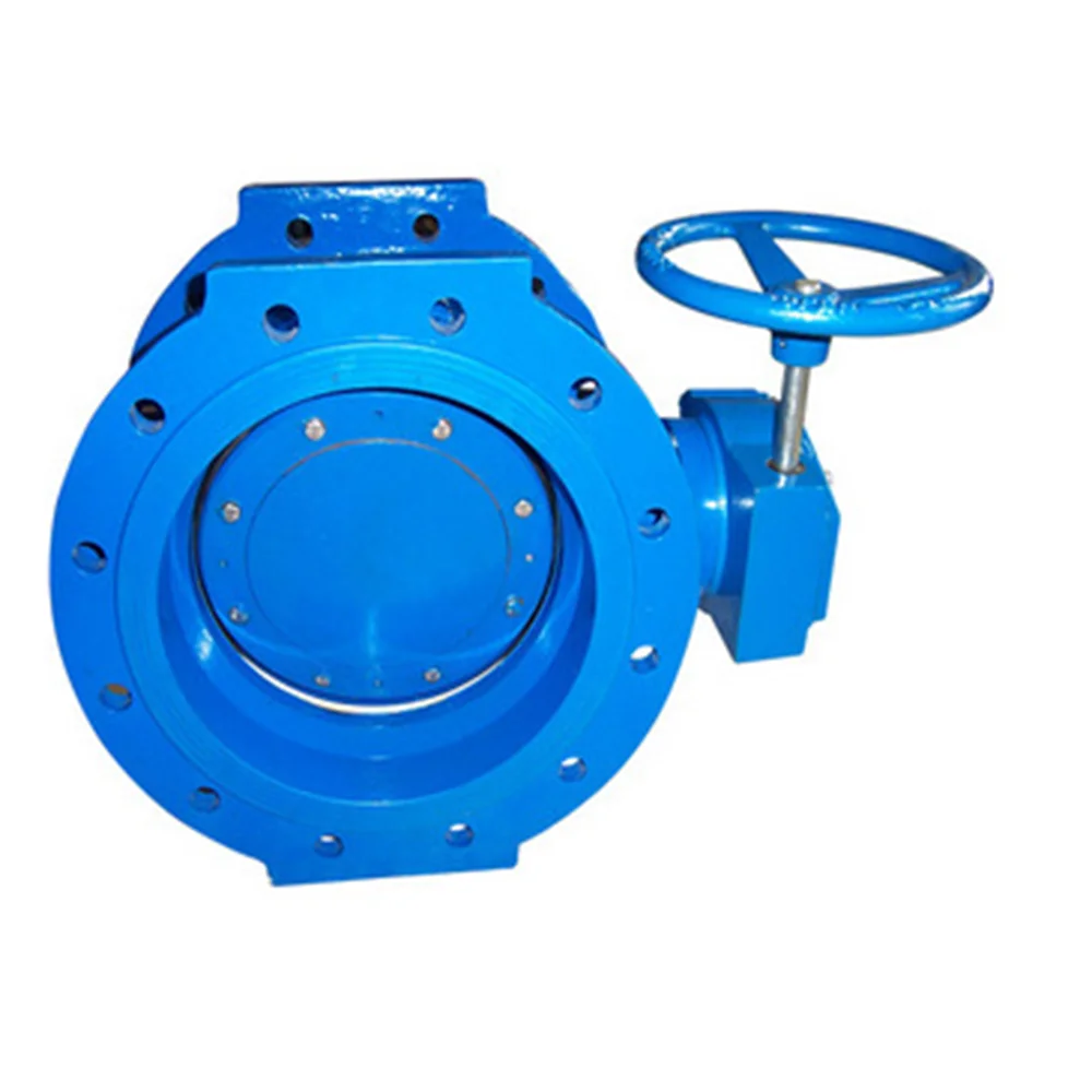 D342X double eccentric double flange soft seal butterfly valve ball cast iron butterfly valve