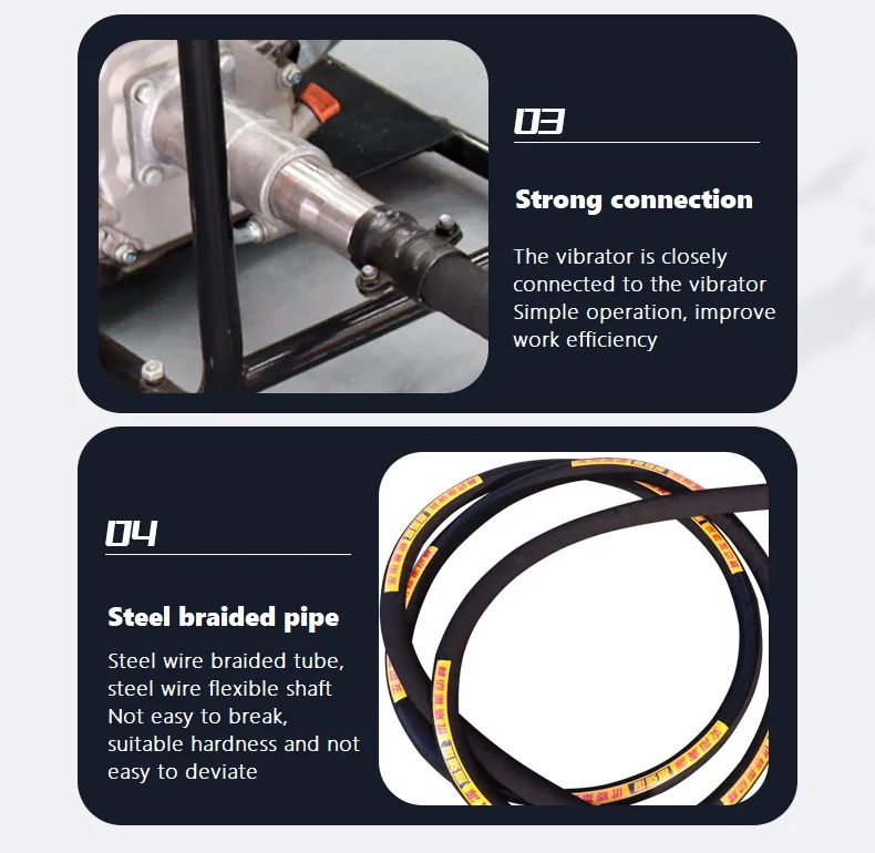 Vibration Power Tool Handheld Electric Concrete Vibrator Power Concrete Vibrator Factory Direct Sale