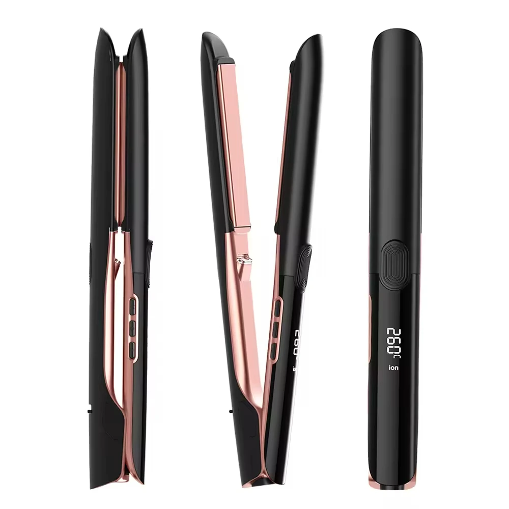 Portable Ionic Hair Straightener And Curler 2 In 1 Keratin 500F Treatment Hair Flat Irons For Household Straightening Iron