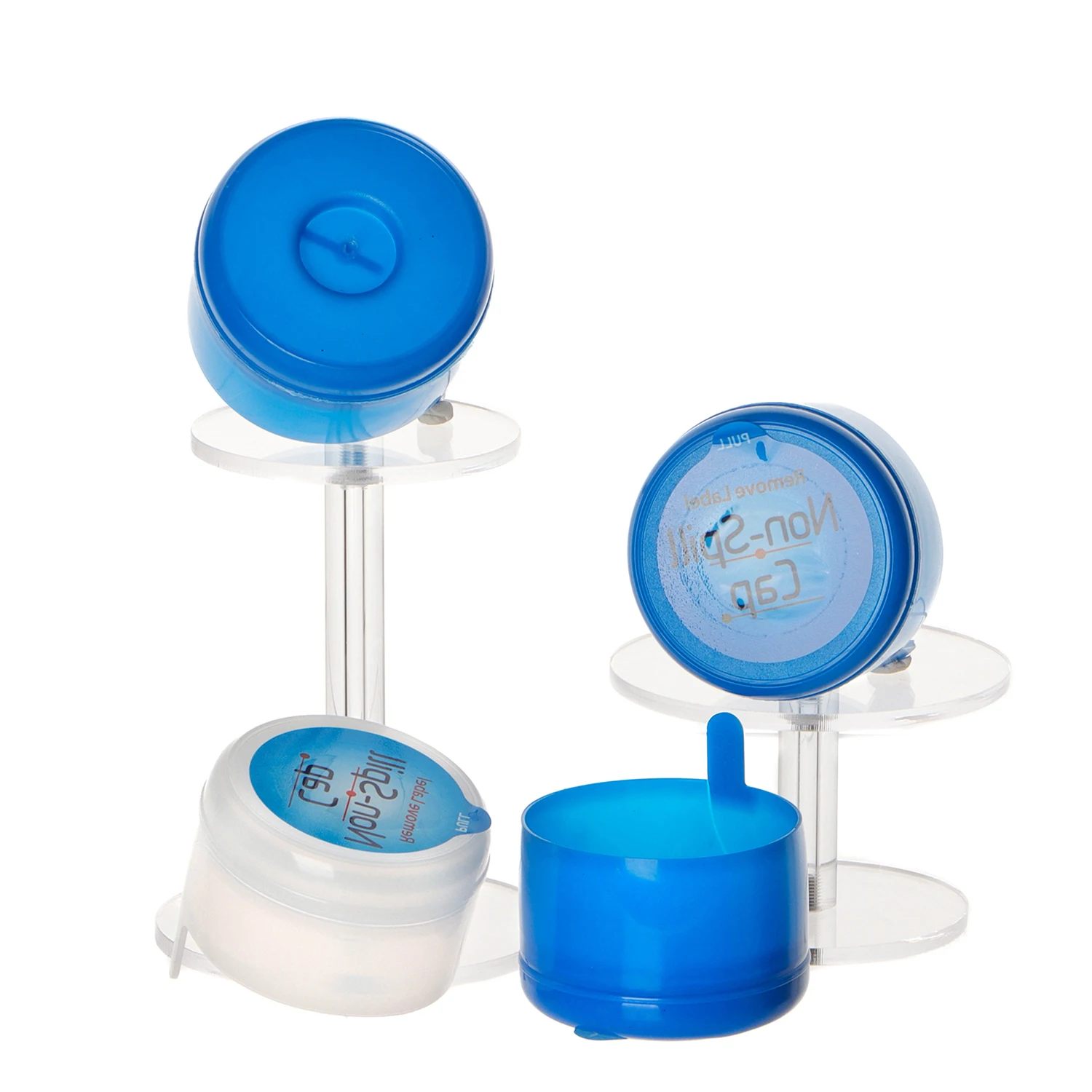 BPA Free Non-Spill Resistant Silicone 55mm Bottles Closure Gallon Cap For 18.9 19 20L Bottle