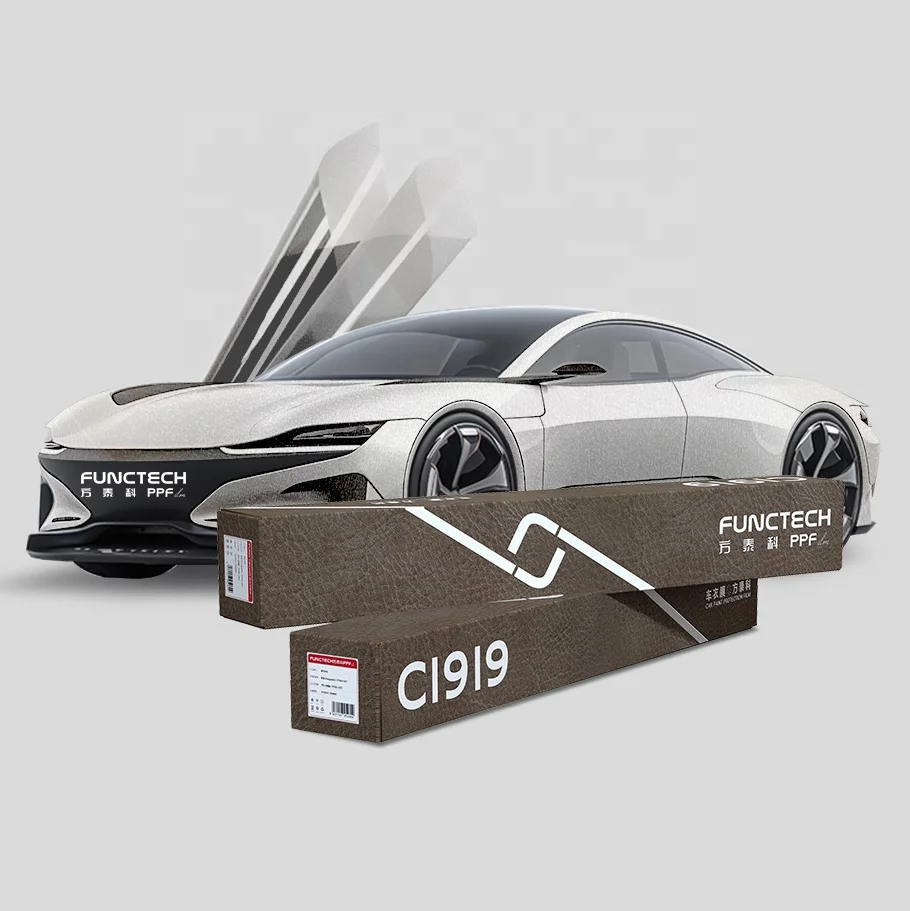 TPU TPU Metallic GT Silver Car Body Protective Color Change Film