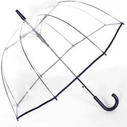 RST apollo event wedding umbrella transparent poe Logo Customized Auto Open Straight bubble dome clear umbrella