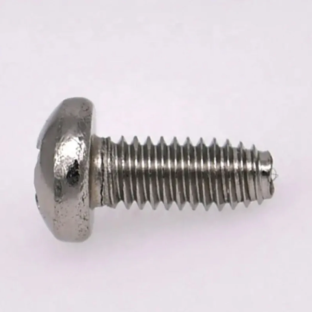Steel Triangle Tooth Cross Recessed Trail Triangle Screw GB6560 Cross Recessed Pan Head Thread Rolling Screws