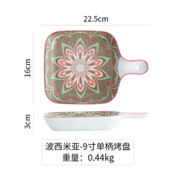 Factory price backing plate 9 inches bohemian decor bohemian decor