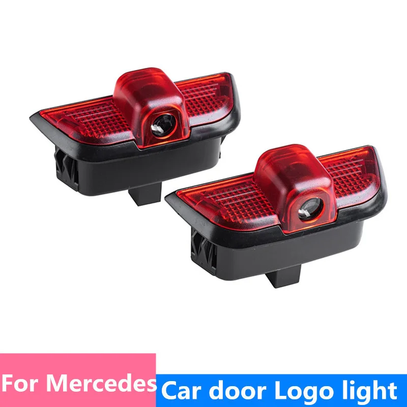 LED Car Door Welcome Projector Lights For Mercedes Benz W204 C200 C230 C280 2008 C260 C300 2010 2011 2012 Accessories Lamp