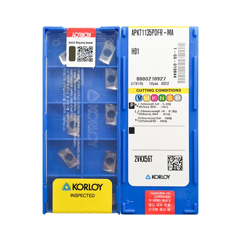 APKT1135PDFR-MA H01 высокое качество карбидные вставки Cnc режущие инструменты токарная вставка