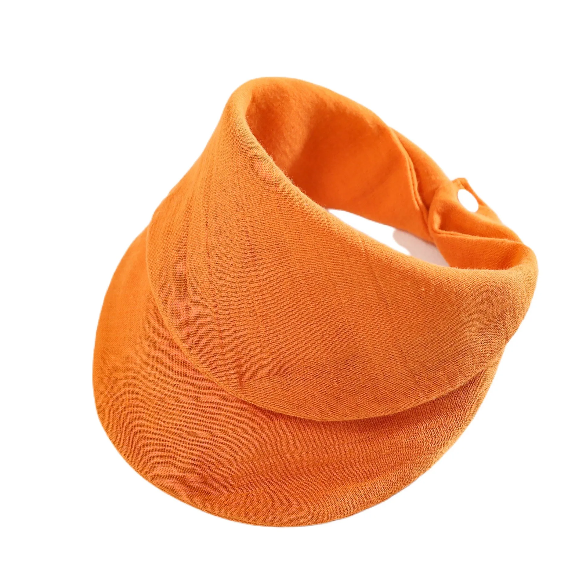 100%  cotton muslin baby bibs Newborn Snap Button Soft Triangle Saliva Towel Burp soft absorbent Cloth Feeding Drool Bibs