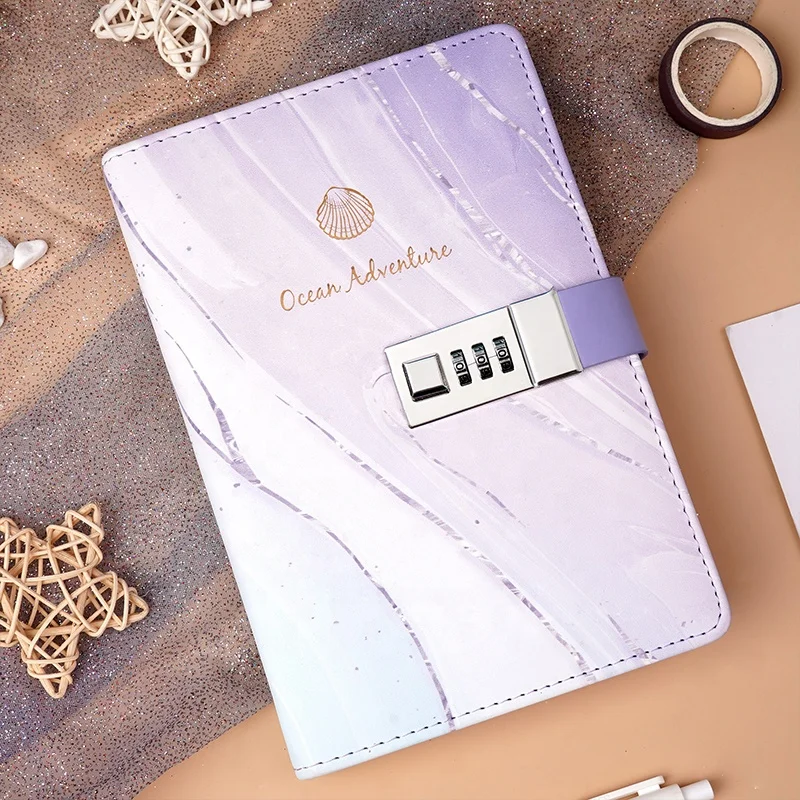 ready to ship wholesale custom journal personalized secret diary with lock and key