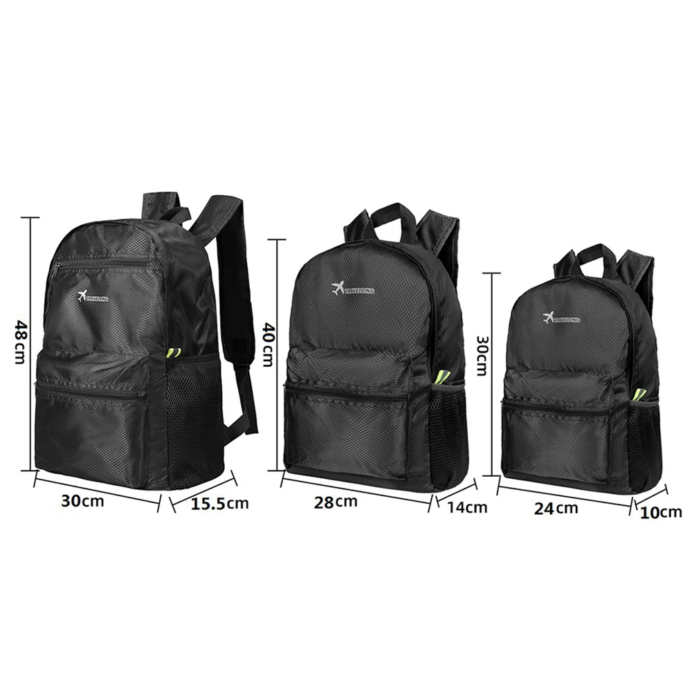 2023 school backpack bag camping hiking outdoor light weight Polyester foldable promotion custom backpack with logo