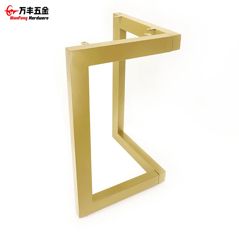 Metal Console Coffee Side Table Furniture Leg Steel Cabinet Legs Matte Black And Gold Table Feet