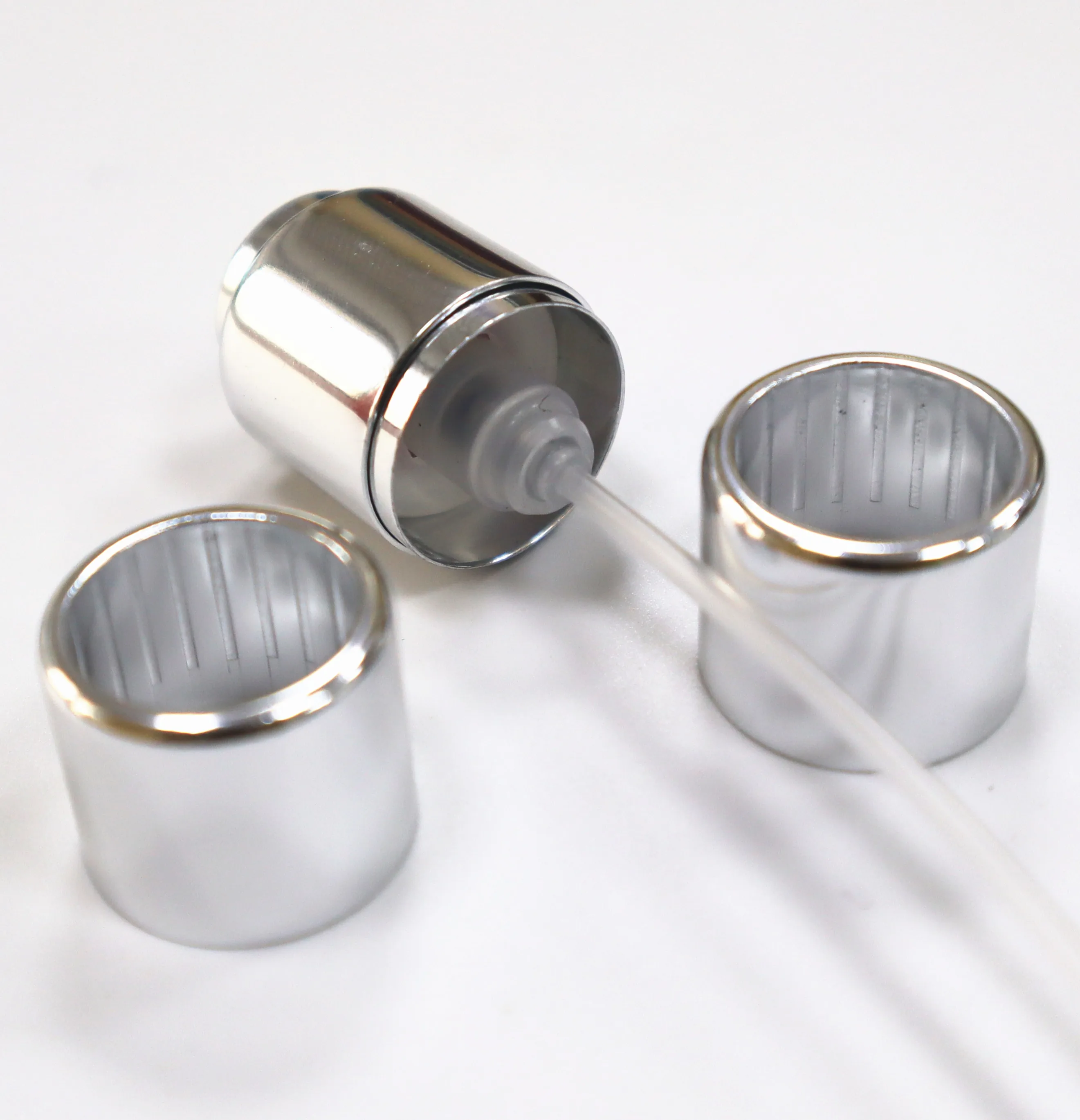 Golden Sliver Aluminum Crimp Perfume Spray Pump