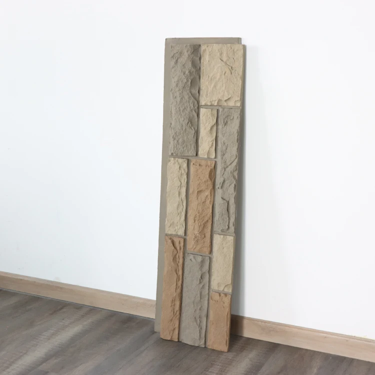 Factory PU decoration Stone Mushroom Stone Light Weights Slate Stone