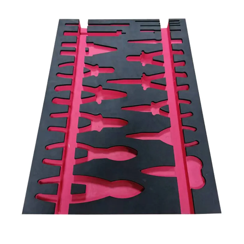 Black 20mm thick eva foam sheet insert for box liner