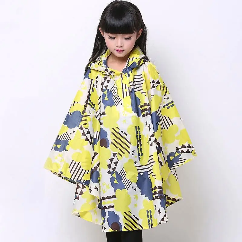 Raincoat Rainwear Superhero Poncho Rain Coat & Girls Waterproof Kids Boys 190T Nylon Fabric for Adults Single-person Rainwear