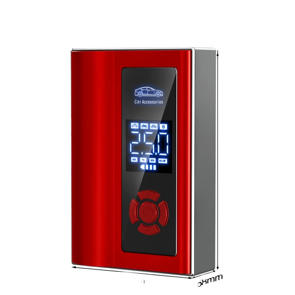 Portable 12v Car Power Jump Starter Power Bank 8800mah Wireless Car Tyre Tire Inflators Air Pump Compressor