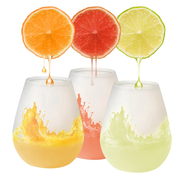 
Unbreakable Silicone Wine Glasses&Cups Shatterproof Flexible silicone Cups 