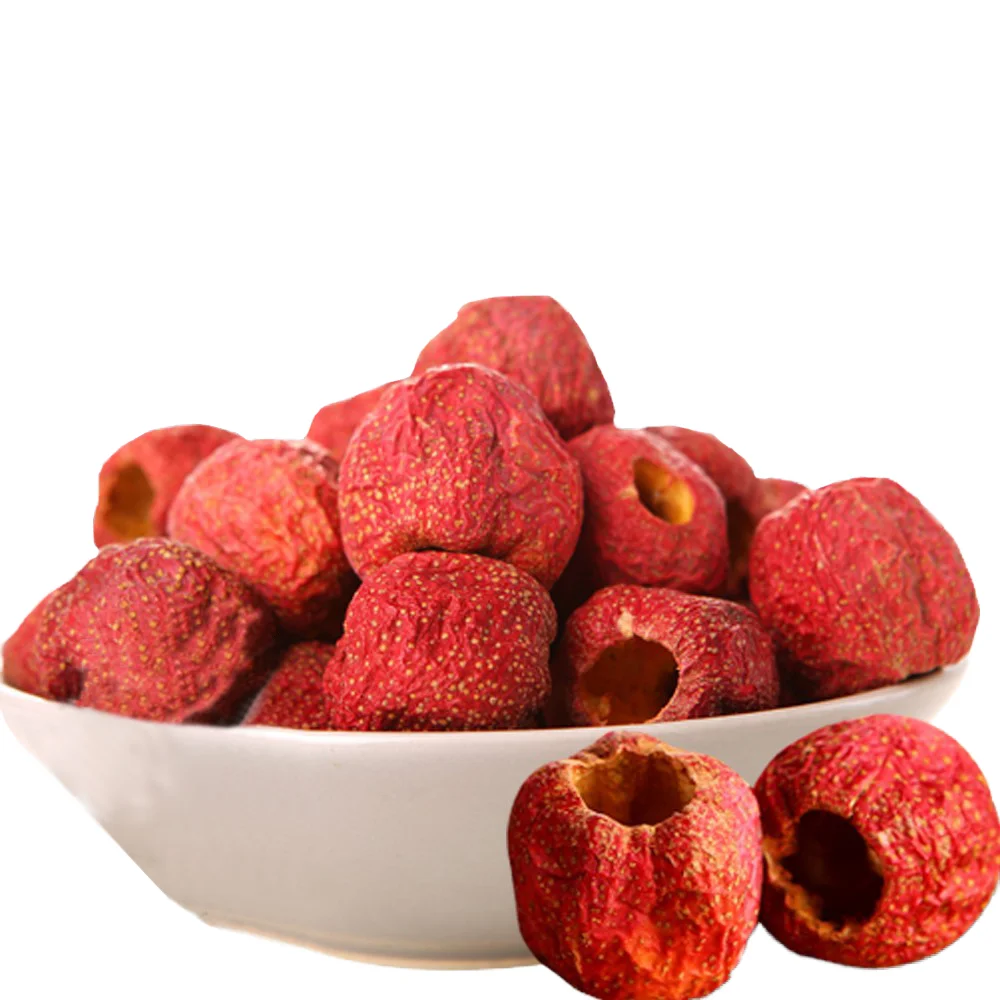 Freeze-Dried Hawthorn Berries Whole and Seedless Air-Dried Fruits with Sour Taste Wholesale in Bulk Packaging
