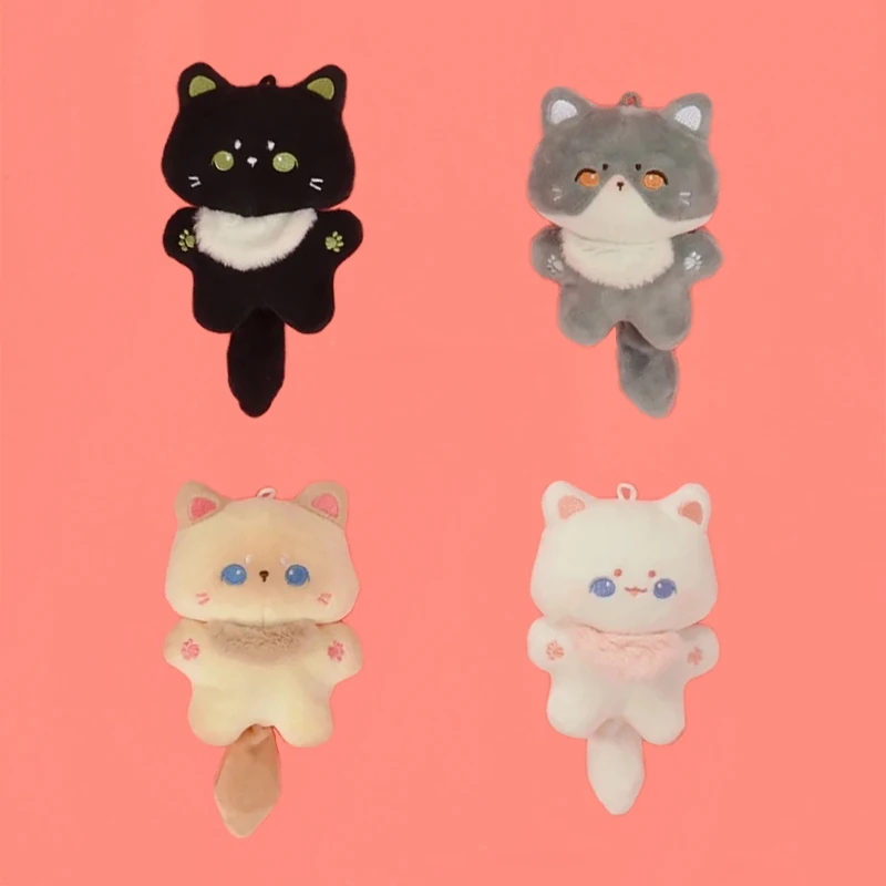 Custom plush toy stuffed animal custom mini10cm animal body anime character plush kpop doll keychain decoration pendant