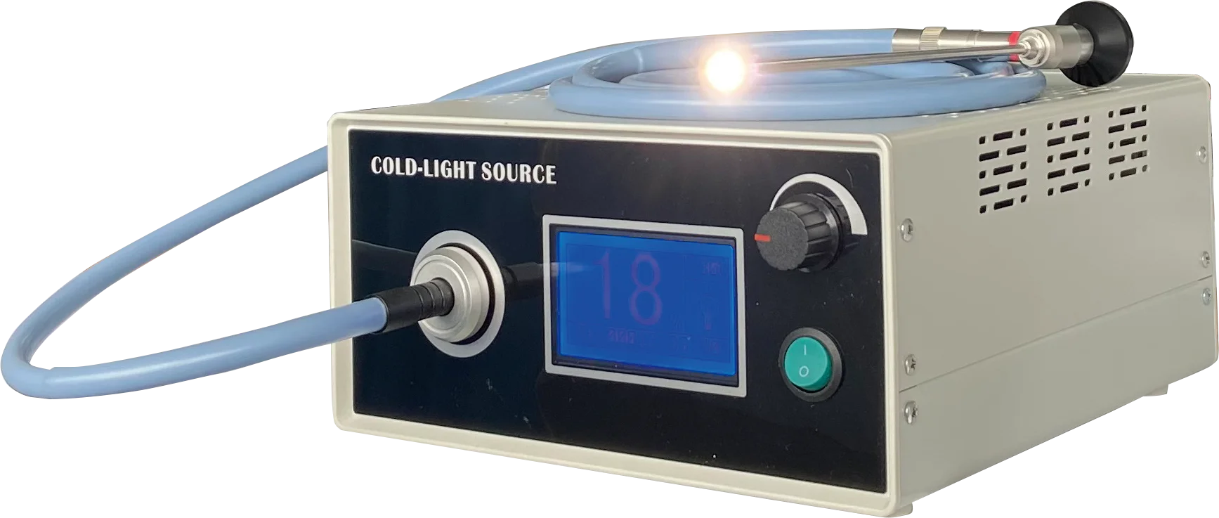 LED Cold Light Source KS-ELS200A 205W LED Display Light Box with Headlight Fiber Optic Light Source