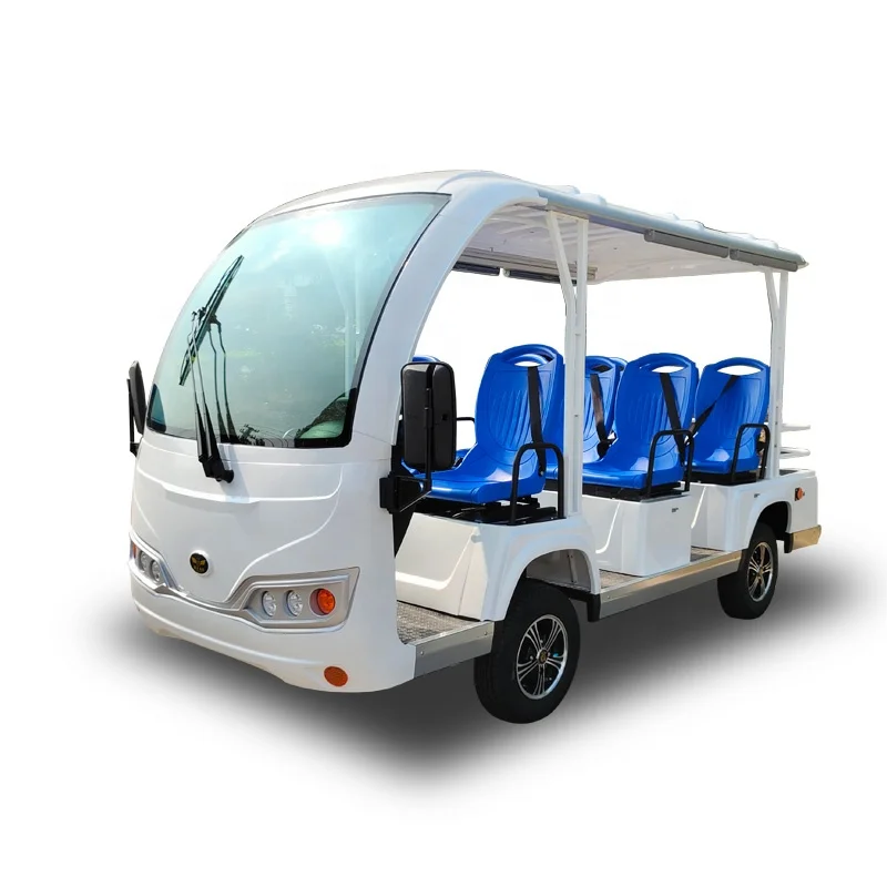 Huakai Fashion Seater Electric All Wheel Drive Passengar Con Post For 8 With 8 Seaters 48 Volt 4 Seat Golf Cart