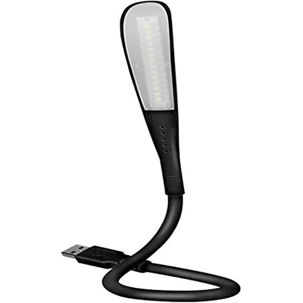USB лампа для чтения с 14 светодиодов затемнения сенсорный выключатель и гибкая микрофонная стойка для ноутбука портативного компьютера USB ночник