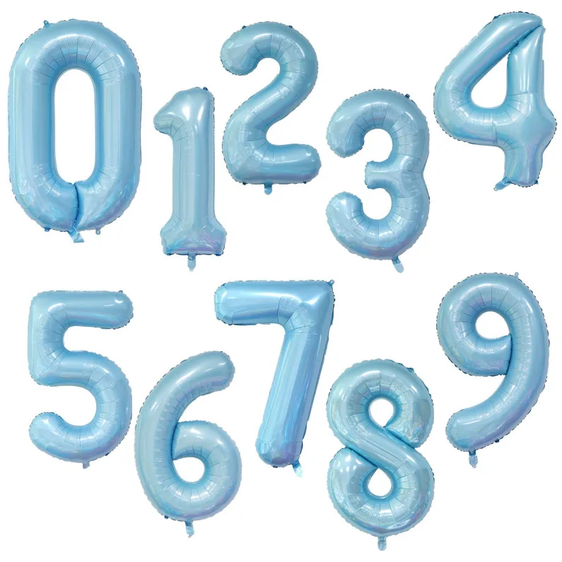 40 inch number aluminum film balloon birthday wedding hundred-day decoration aluminum foil balloon