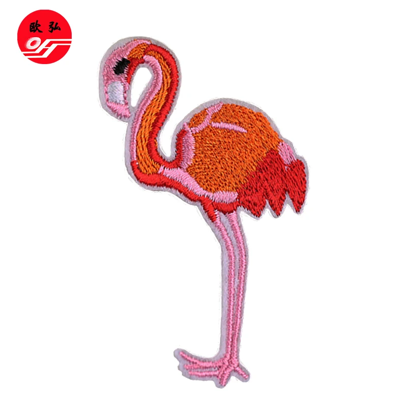 High quality patches custom embroidery birds patch embroidery for clothing