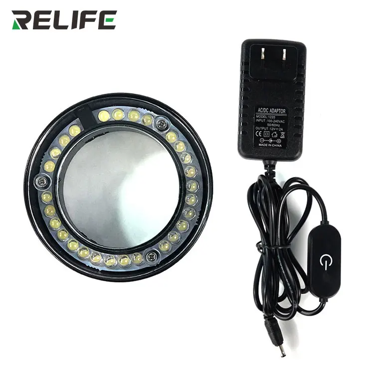 RELIFE RL-033D Microscope LED Light With Dustproof Snap-In Design For Repair Mobile Phone Microscope LED Light Source