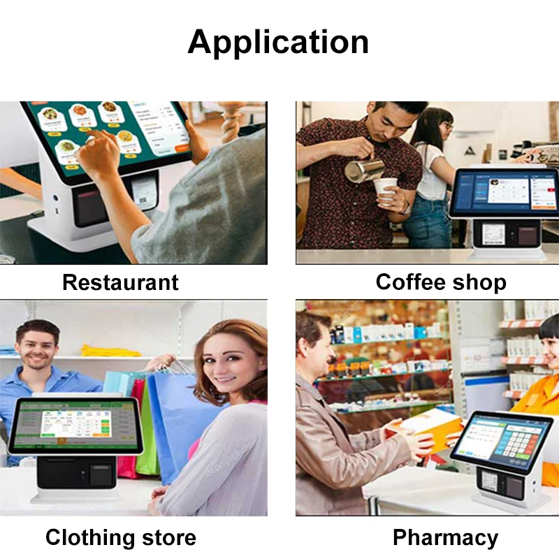 Desktops all in one touch screen computer pos systems for sale android pos machine