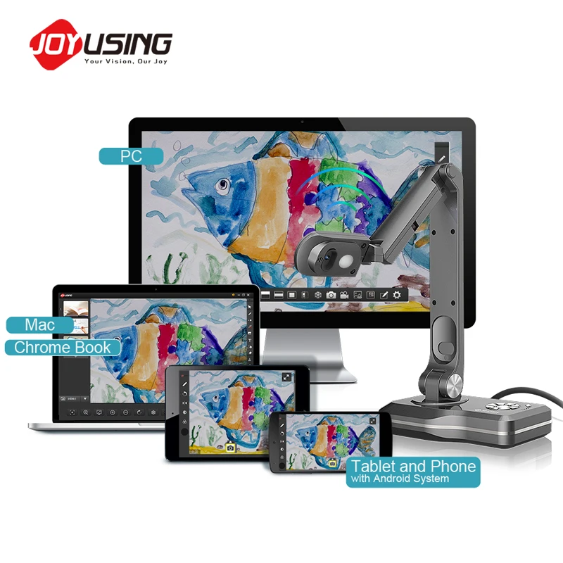
Low Cost WiFi Document Scanner Digital Visual Presenter Desktop Wireless Visualizer USB Education Presentation Equipment 