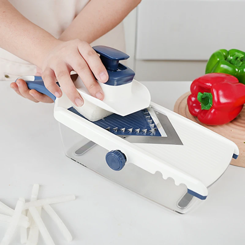 7 in 1 Multifunctional Vegetable Chopper Fruit Slicer Onion Chopper Handle Food Chopper Vegetable Slicer Dicer For Cutting