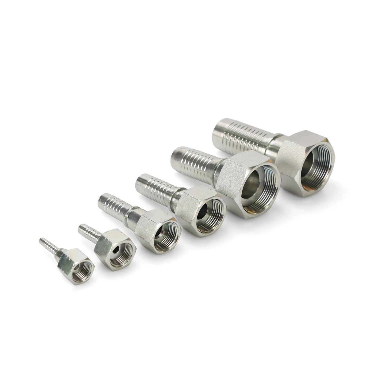 zhuji feike ORFS Female Flat Seat ISO hydraulic hose connector fitting 24211 customized zinc galvanized manufacturer