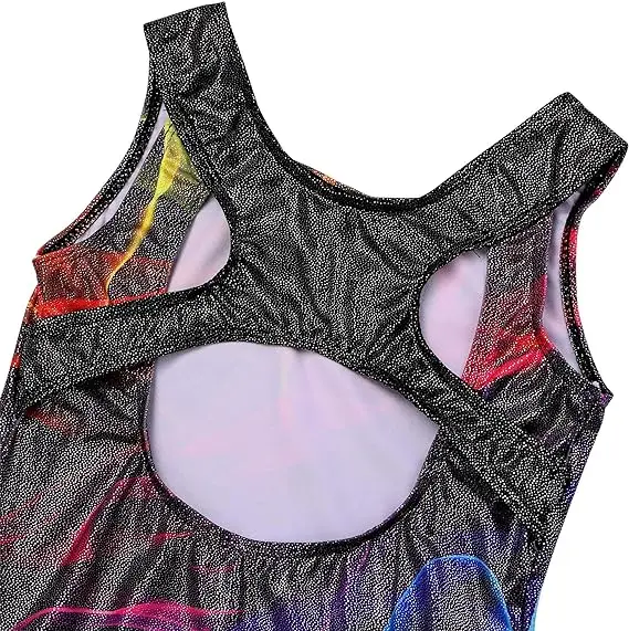 leotard gymnastics rhythmic organic cotton leotards kids leotardos para patinaje nias training big low o neck collar