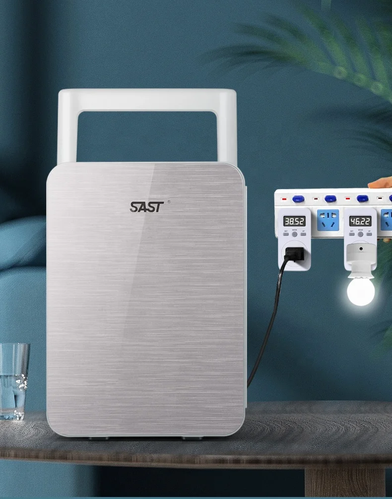 10L glass door panel DC12V AC110V230V Frozen 12v fridge car freezer portable camping cooler