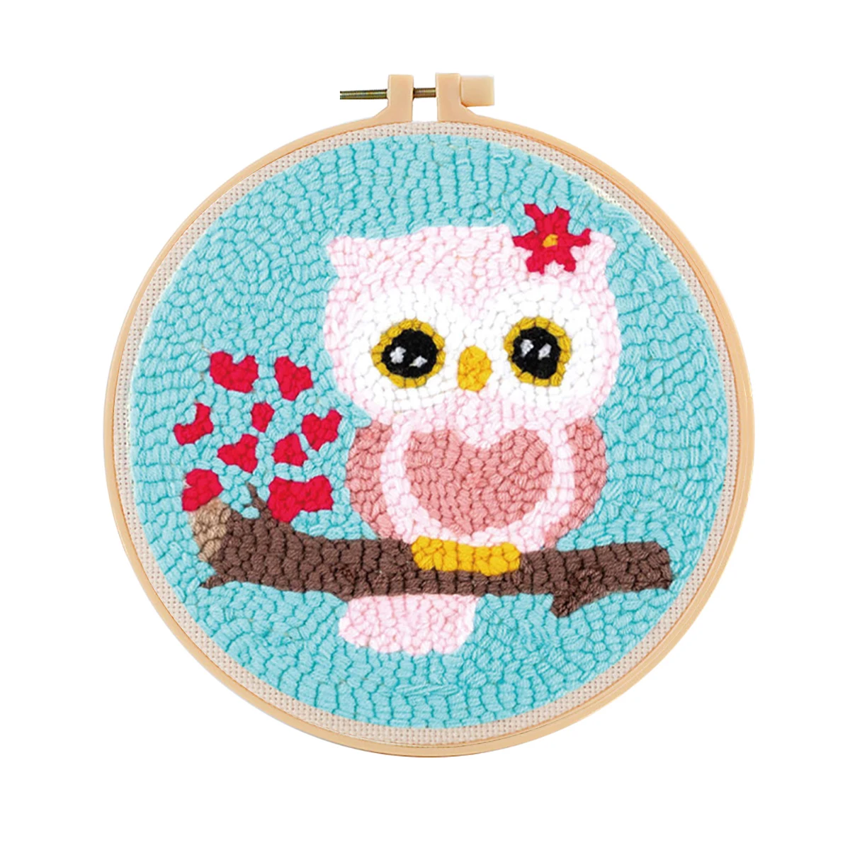 Wholesale Custom DIY Latch Hook Kits for Kids Beginner Crafts Knitting Cross Stitch Embroidery Kits Punch Needle Starter Kit