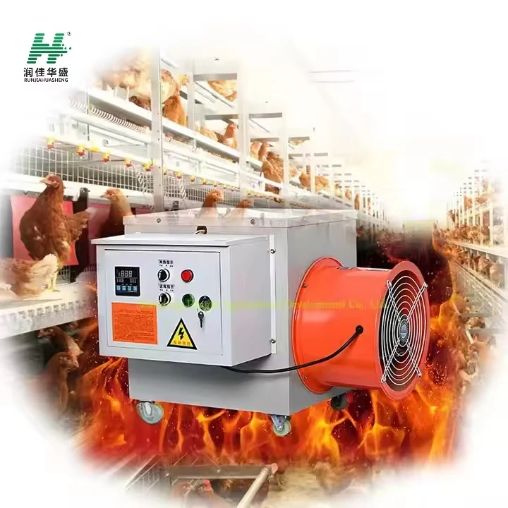 High Quality Industrial Electric Air Heater for Poultry Farm Greenhouse  Motor Heating Equipment