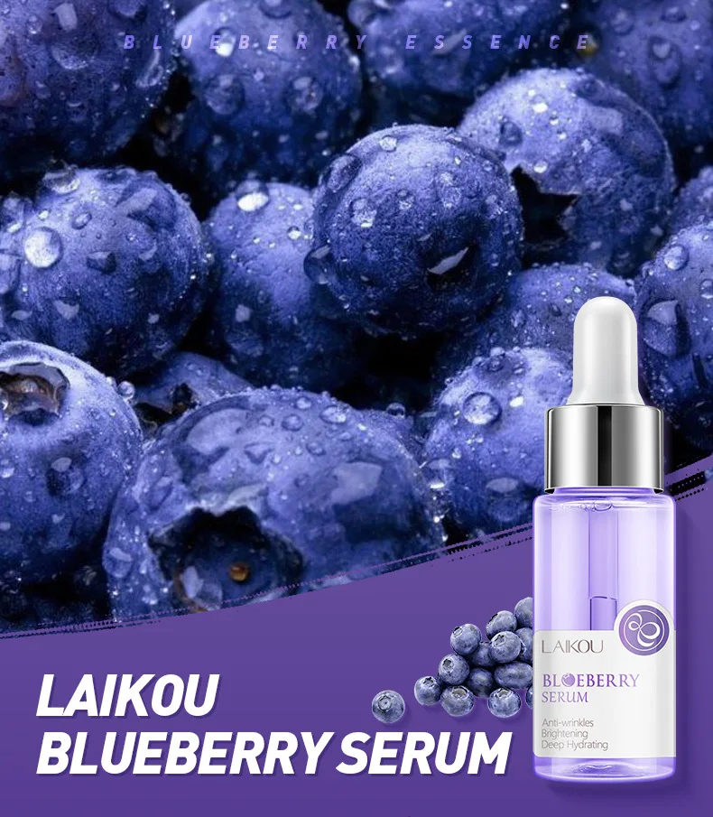 Blueberry Essence Moisturizing Moisturizing Oil Controlling Pore-Shrinking And Brightening Skin Essence